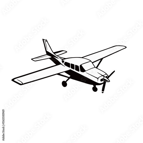 image of an aircraft silhouette on a white background