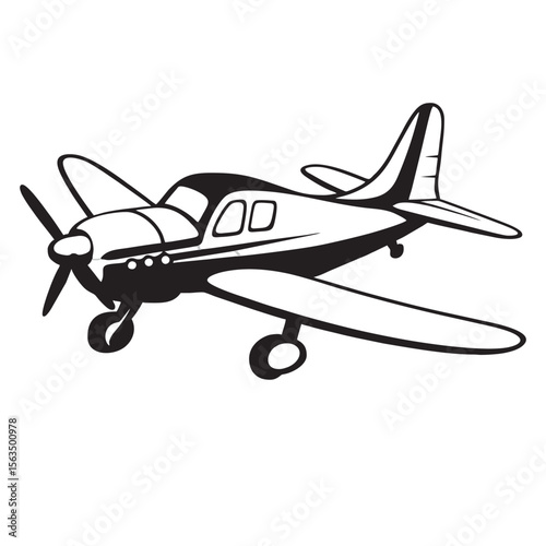 image of an aircraft silhouette on a white background