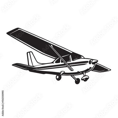 image of an aircraft silhouette on a white background