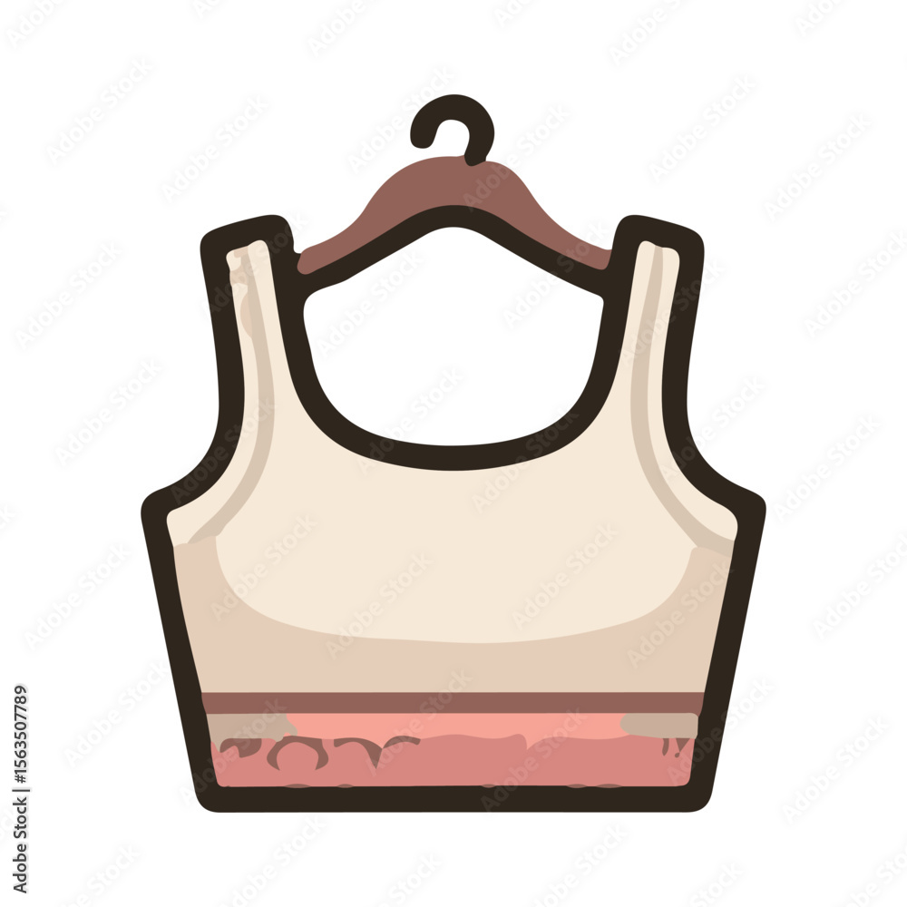 
crop top illustration design