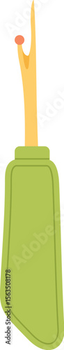 isolated seam ripper illustration