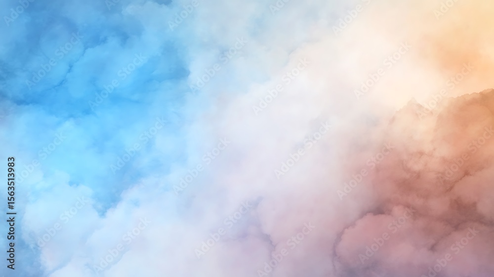 Obraz premium Soft clouds, pastel hues