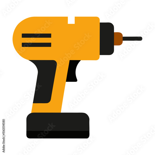 electric drill vector illustration