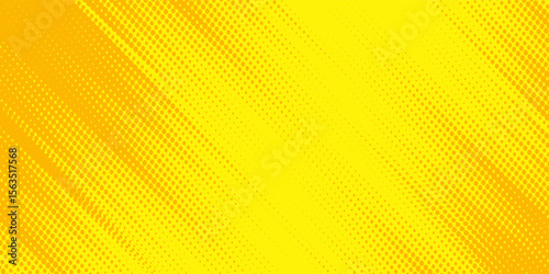 Dots halftone yellow color pattern gradient grunge texture background. Dots pop art comics sport style vector illustration