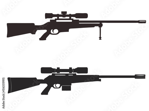 Sniper vector, sniper rifle vector, sniper silhouette, sniper silhouette png.