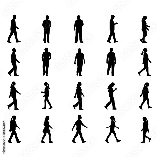 silhouette of a man and woman