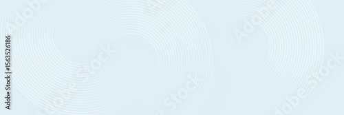 Abstract blue glowing geometric lines on dark blue background. Modern shiny blue circle lines pattern. Futuristic technology concept. Suit for cover, poster, banner, brochure, header, website