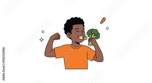 Healthy eating habits for growing children developing strong bodies through nutritious foods