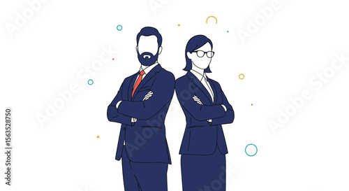 Professional business team collaboration strategy and growth opportunities for future success