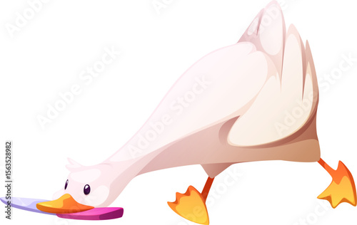 Cute Goose Character