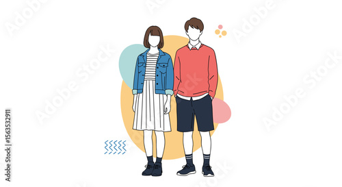 Modern everyday fashion for young adults and their casual lifestyle choices