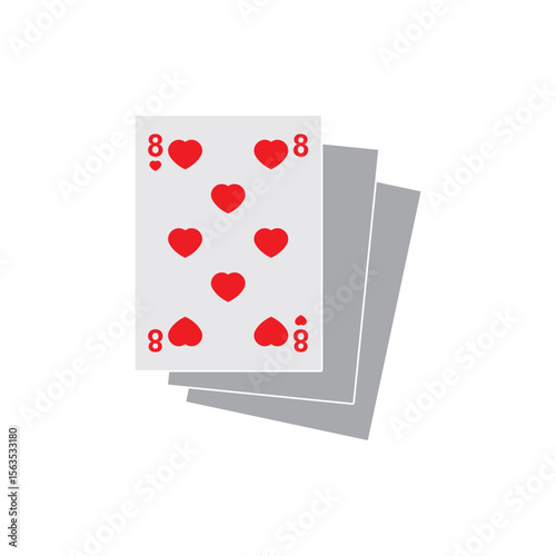 Playing card icon vector illustration