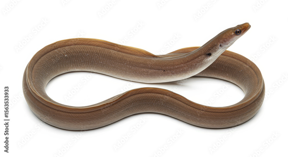 Obraz premium Eel isolated on white background