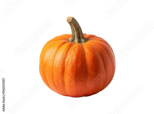 Wallpaper Mural Single small orange pumpkin isolated on black background, Isolated On Transparent Background, Png Cut Out Torontodigital.ca