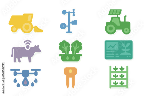 Modern agricultural technologies and tools used in farming practices for sustainable crop management
