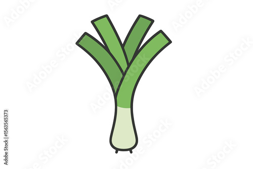 Leeks arranged with distinct green leaves showcasing natural freshness for culinary use