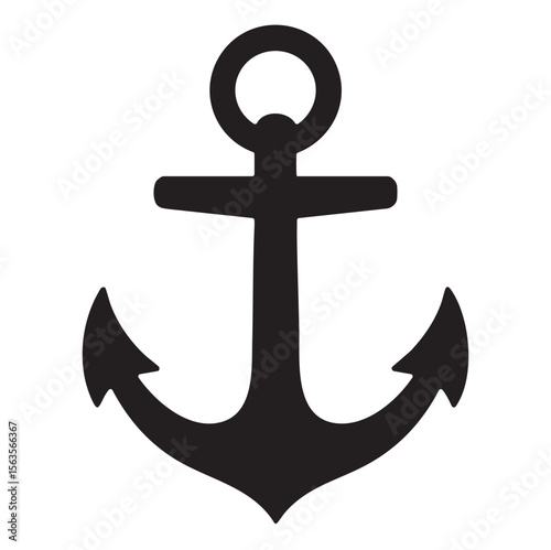 Anchor Nautical Marine Stability Security Icon