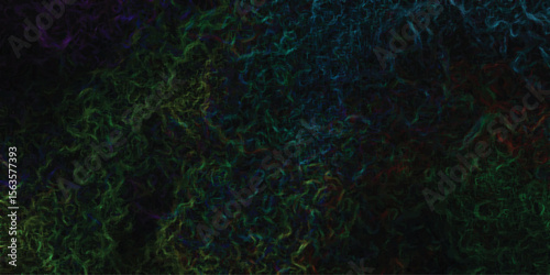 Mystical forest canopy illuminated by bioluminescent light and creating a sense of wonder and enchantment with vibrant colors