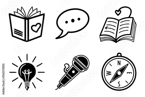set of icons