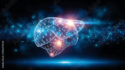 Glowing Digital Brain and Neural Networks Illuminated by Futuristic Lights, Showcasing Artificial Intelligence, Innovation, and Advanced Technology in Vibrant and Glowing Technological Concept.