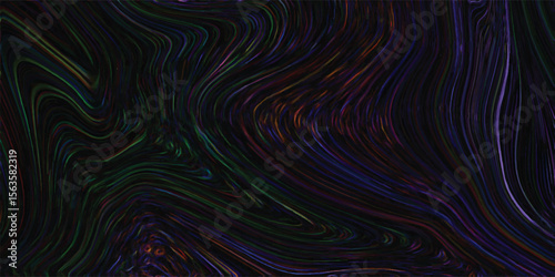 Flowing dark swirls in deep colors depicting a swirling vortex and cosmic energy within the dark universe visualization