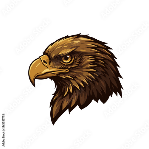 eagle head vector