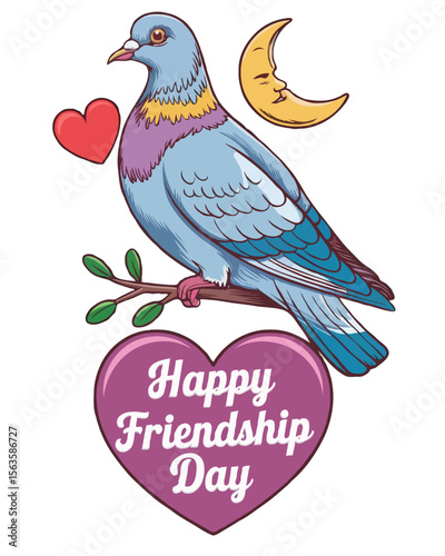 International Friendship Day Vector EPS Illustration with Typography Design