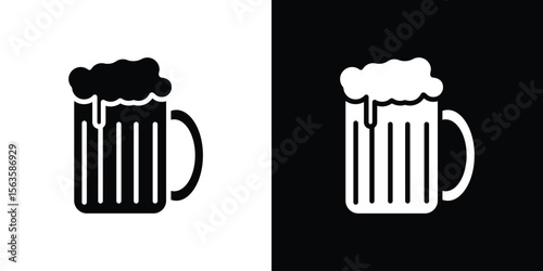 Beer icon illustration vector simple designs