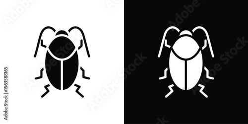 Cockroach icon illustration vector simple designs