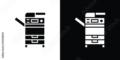 Copier icon illustration vector simple designs
