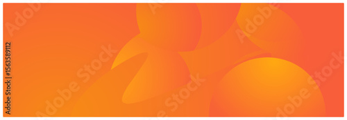 Abstract orange background with geometric shapes. 