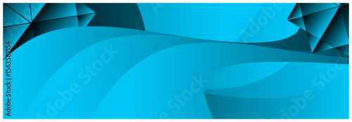 Abstract background with blue triangles. 