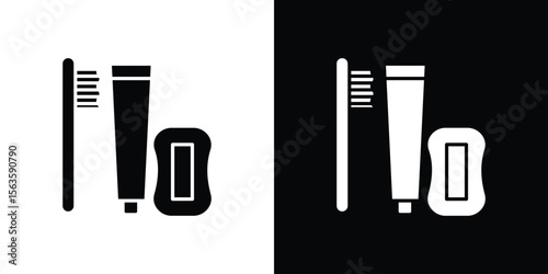 hygiene kit icon illustration vector simple designs