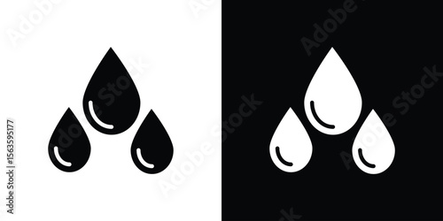 Tear drop icon illustration vector simple designs