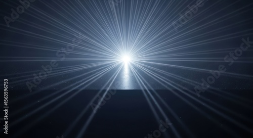 Expansive Cosmic Light Burst Expanding Through Space