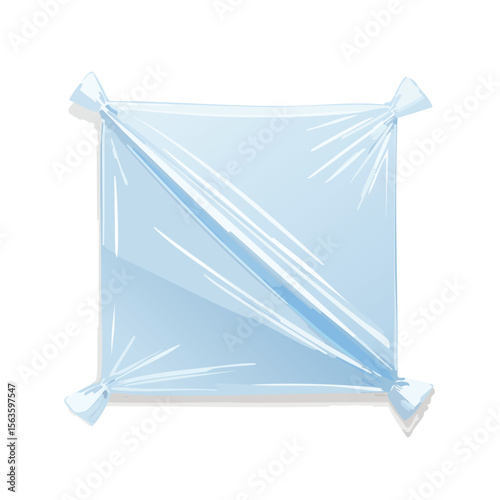 Transparent stretch plastic wrap with overlay texture effect. Realistic wrinkled polyethylene bag, cellophane cover,photo, cover, crumpled, effect, film, grunge, image, overlay, package, pollution,