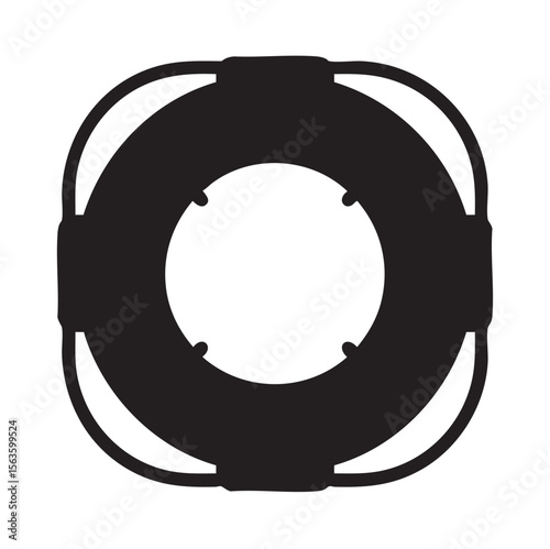 Lifebuoy Safety Rescue Support Nautical Icon