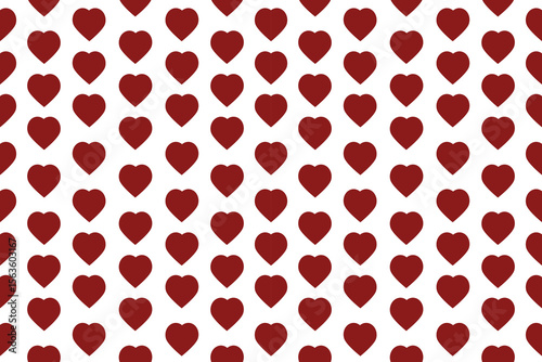 seamless pattern with hearts