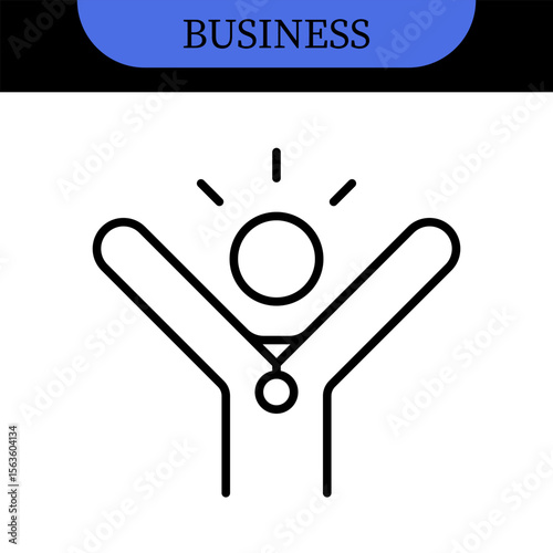 Business People Line Editable Icons set. Vector illustration in modern thin line style of business related icons: research, meeting, business communication, male and female avatars, team structure