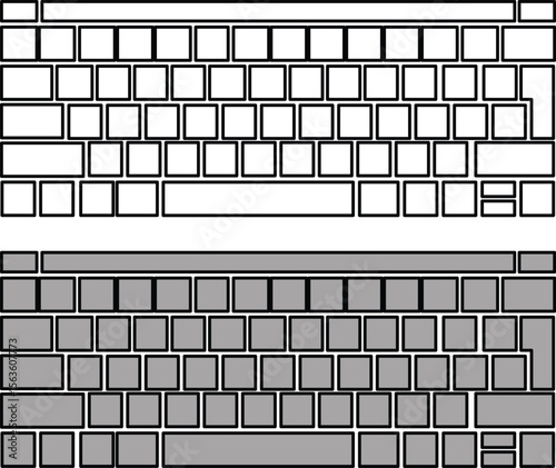 black and white keyboard background