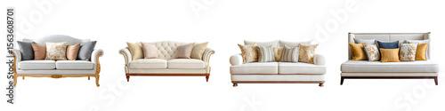 Wallpaper Mural Elegant Sofas: Collection of Classic and Modern Upholstered Couches Torontodigital.ca