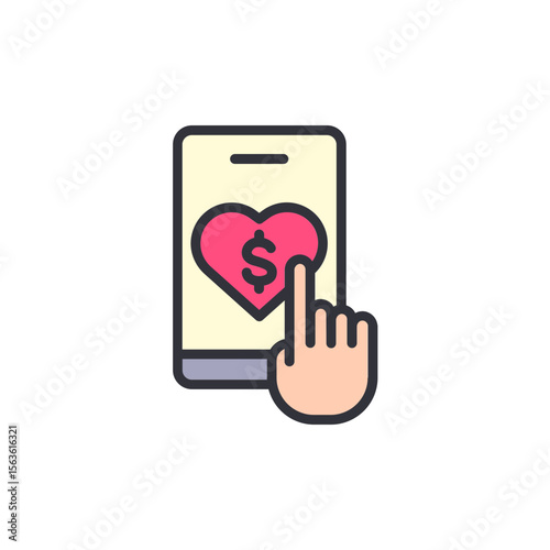 Heartfelt Donation Via Mobile Application For Charity Giving