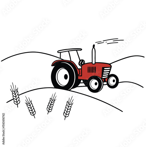 tractor with trailer