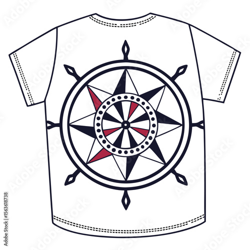 A precise geometric target symbol, ideal for aiming, focus, and achievement themes on apparel.