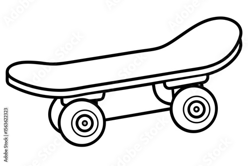 skateboard wheels silhouette vector illustration