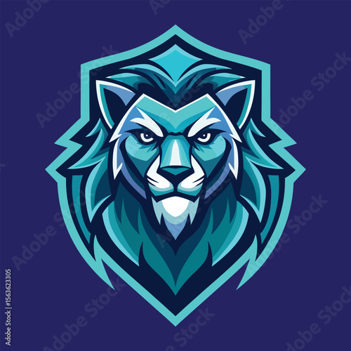 Bold Lion Head Emblem for Branding  Roaring Lion Head Vector Mascot Logo