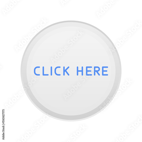 Gray round CTA button: Click here.