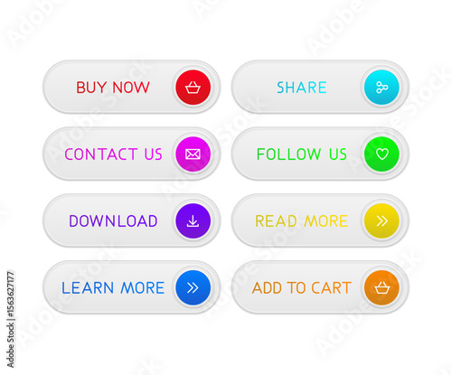 CTA button set.