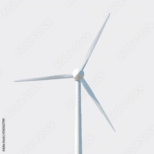 Wind Turbine Generating Clean Energy at Dusk

