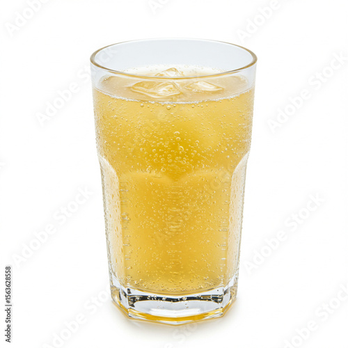Wallpaper Mural Melon soda in glass with ice on white background   Torontodigital.ca